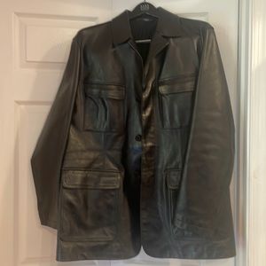DKNY Leather man jacket
